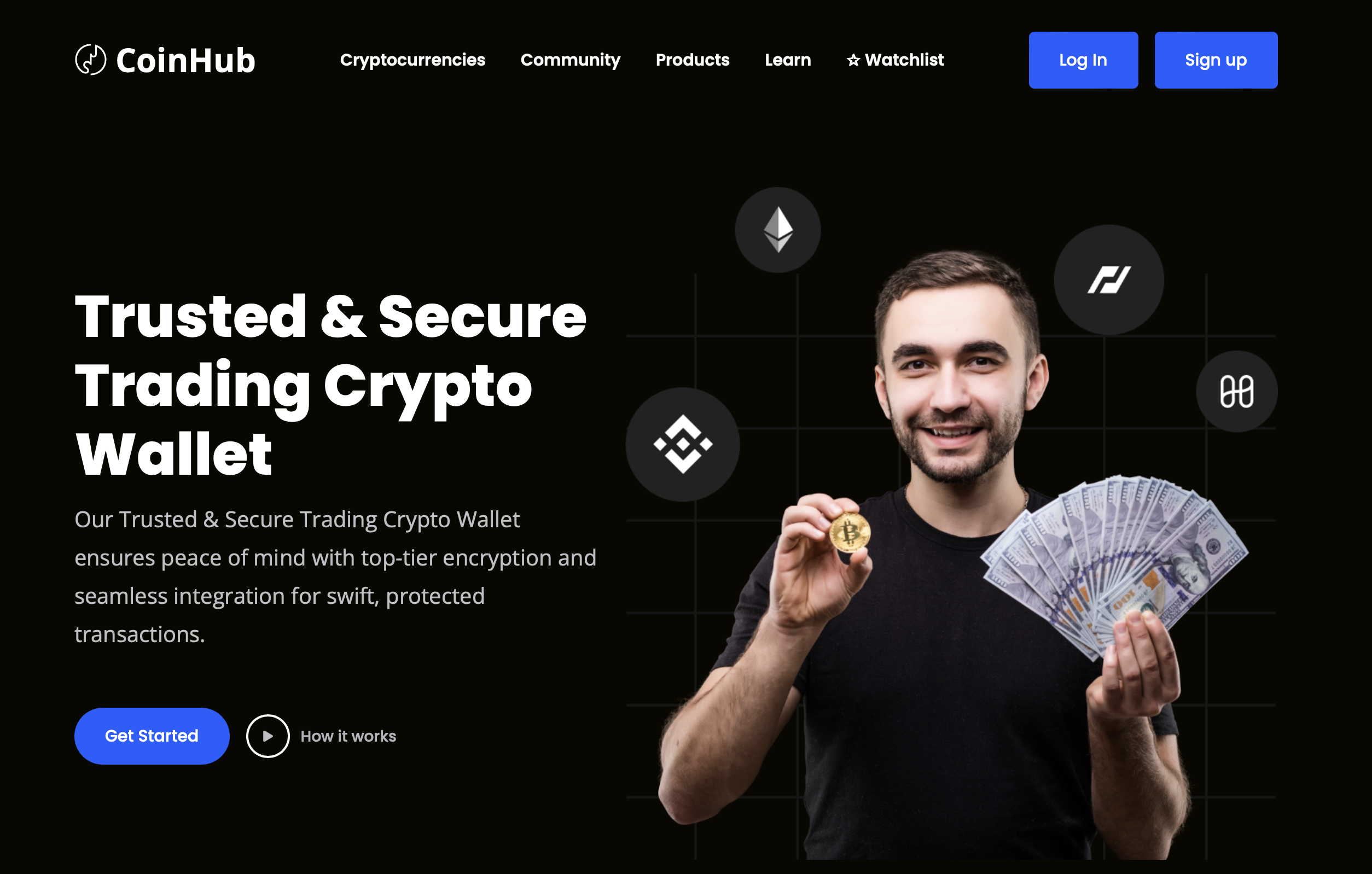 CoinHub - Cryptocurrency Website